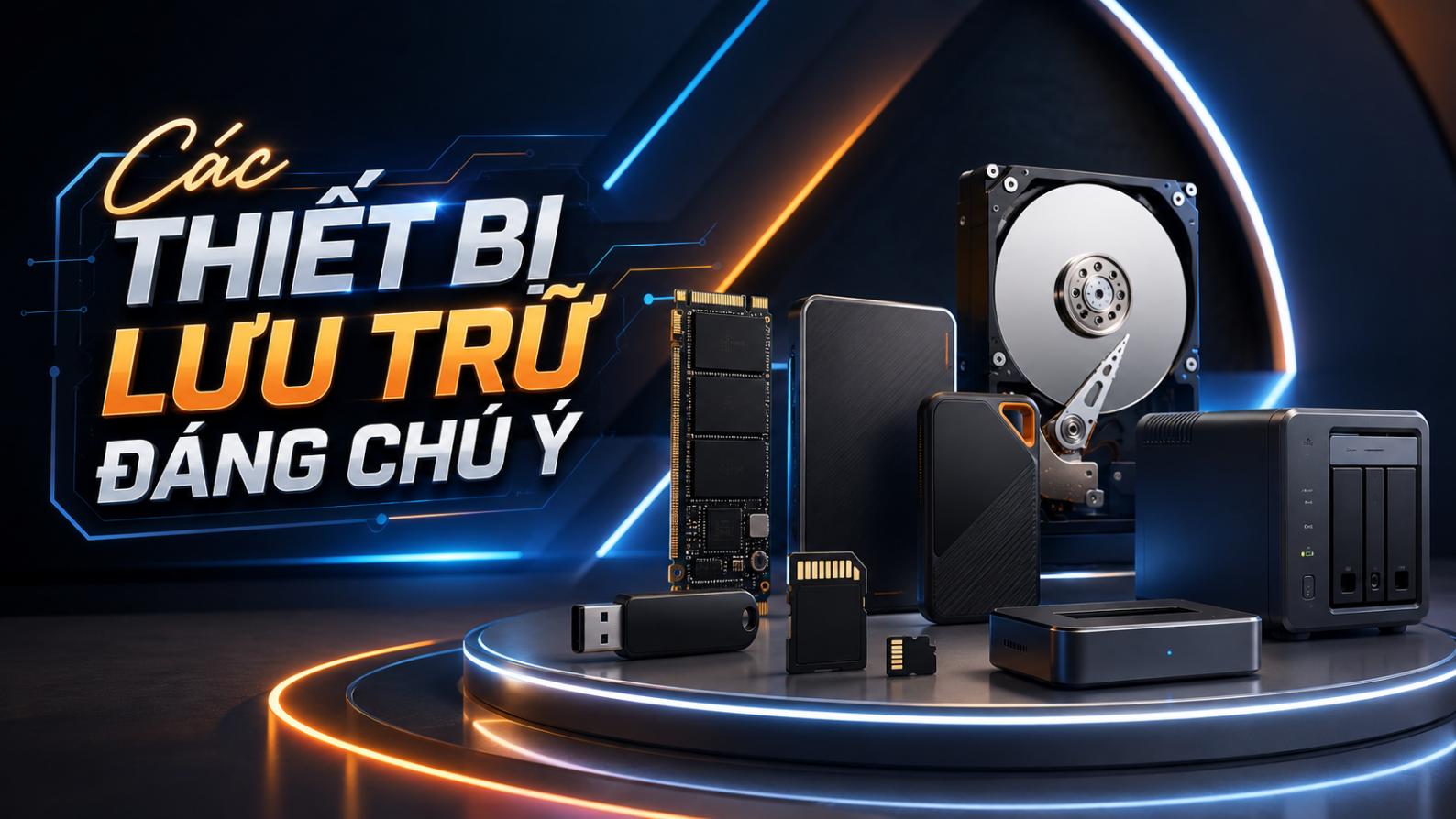 Các thiết bị lưu trữ đáng chú ý
