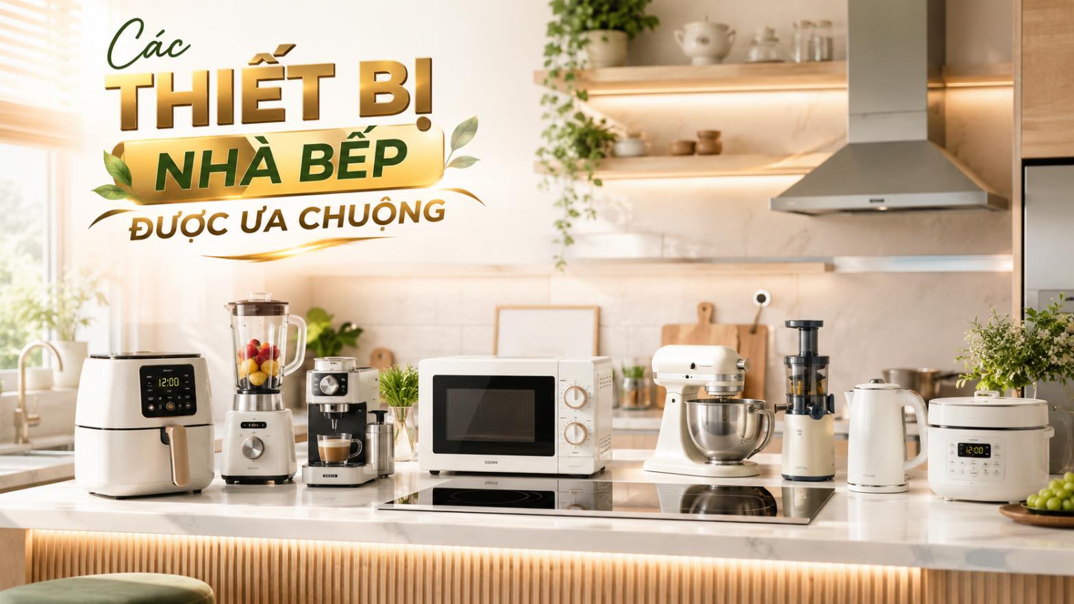 Các thiết bị nhà bếp được ưa chuộng