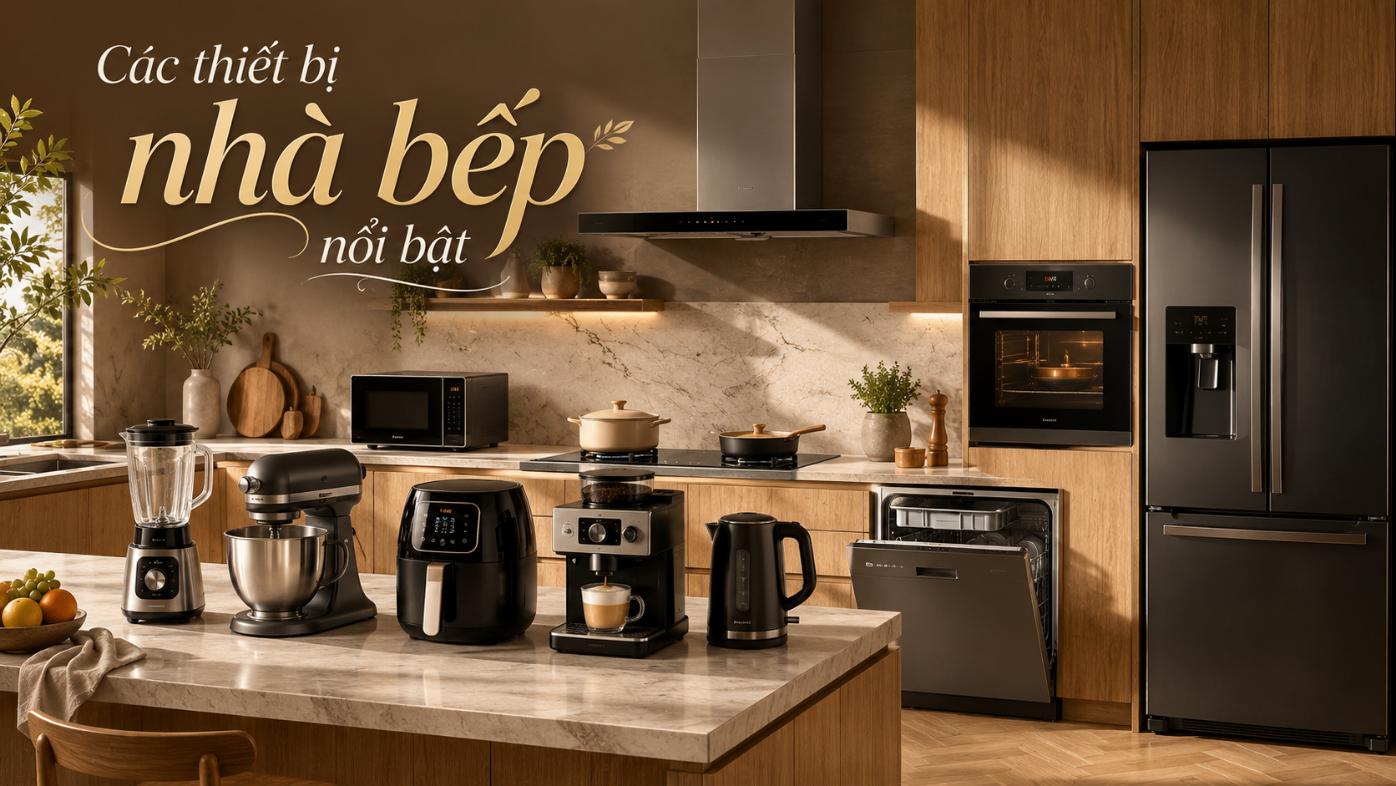 Các thiết bị nhà bếp nổi bật
