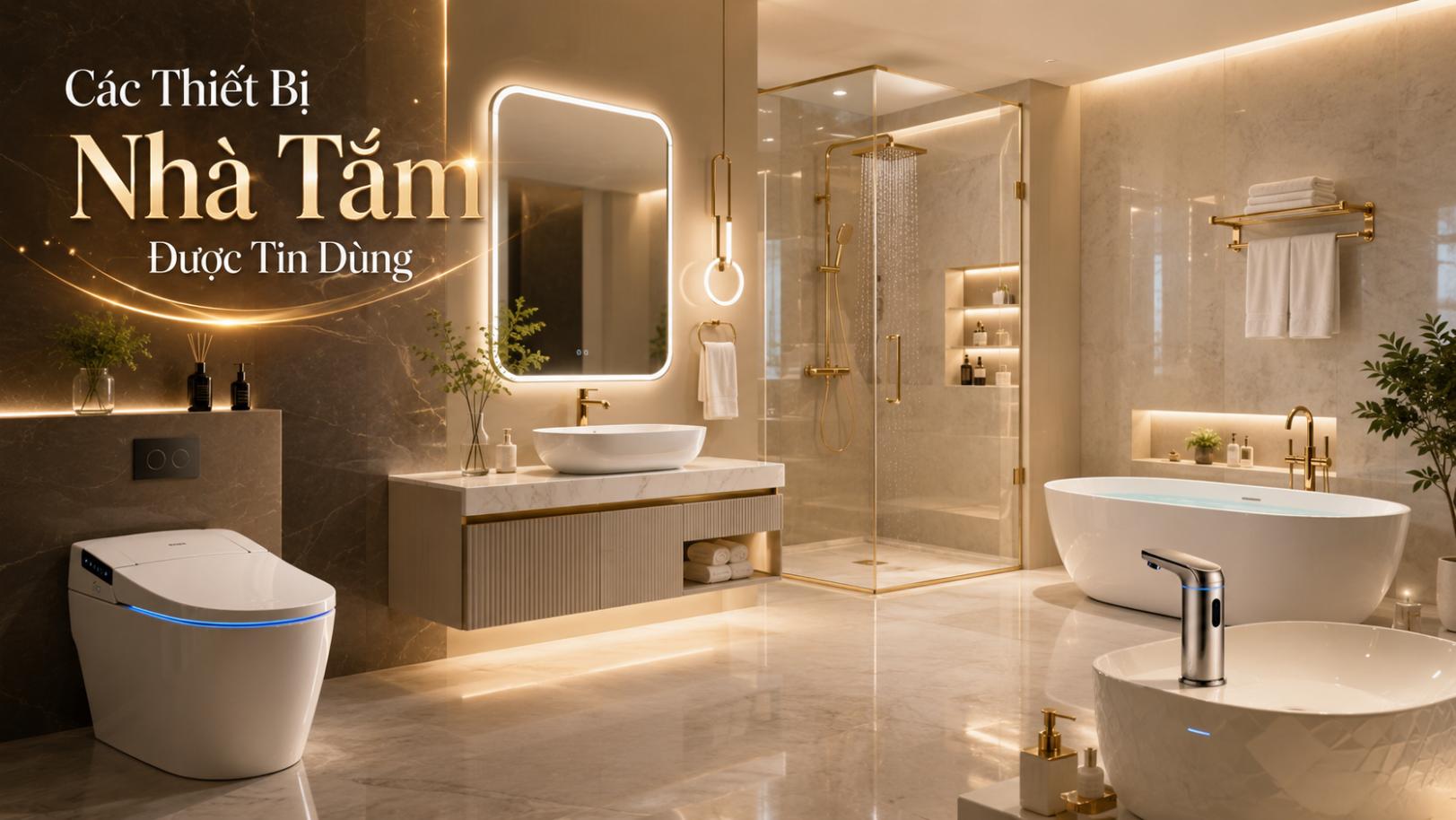 Các thiết bị nhà tắm được tin dùng