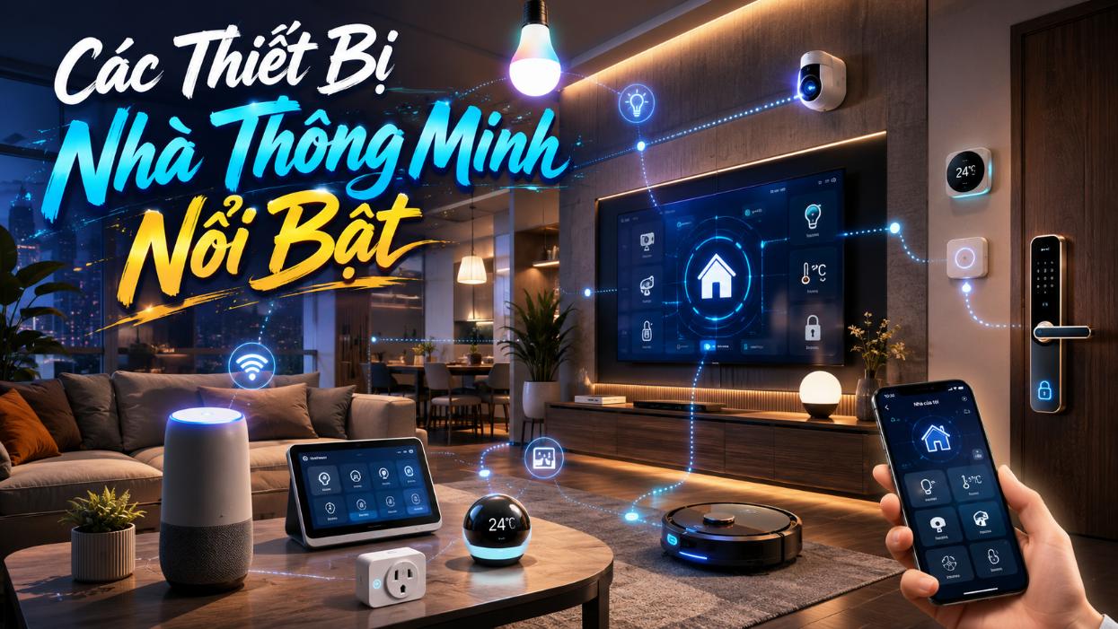 Các thiết bị nhà thông minh nổi bật