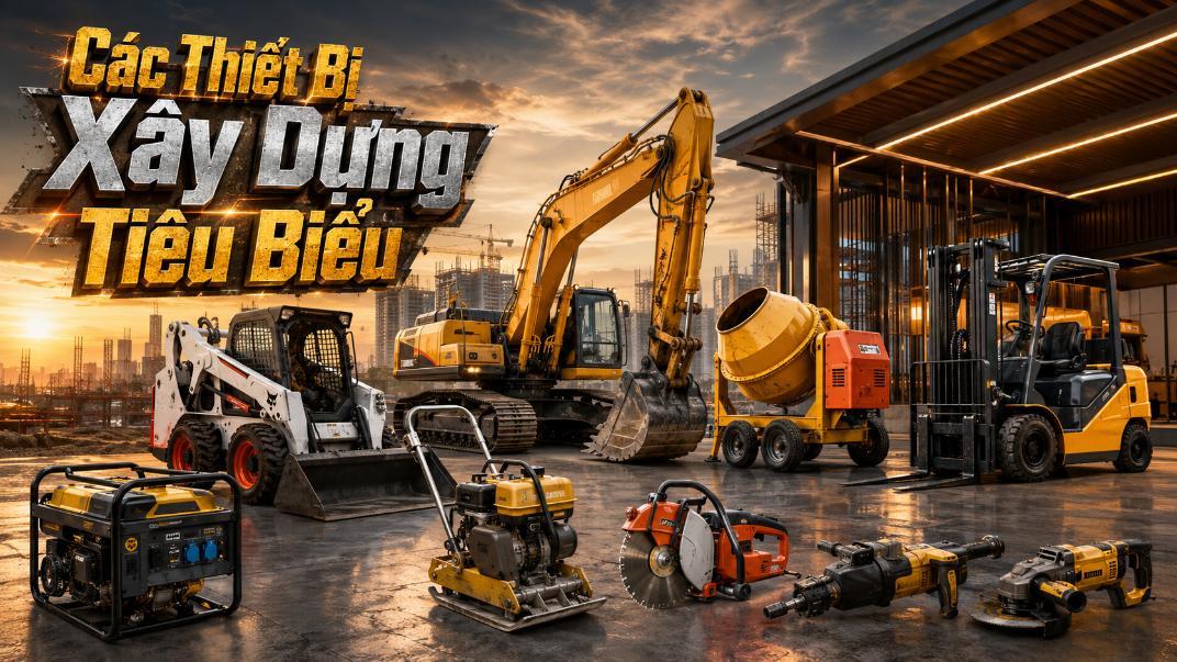 Các thiết bị xây dựng tiêu biểu