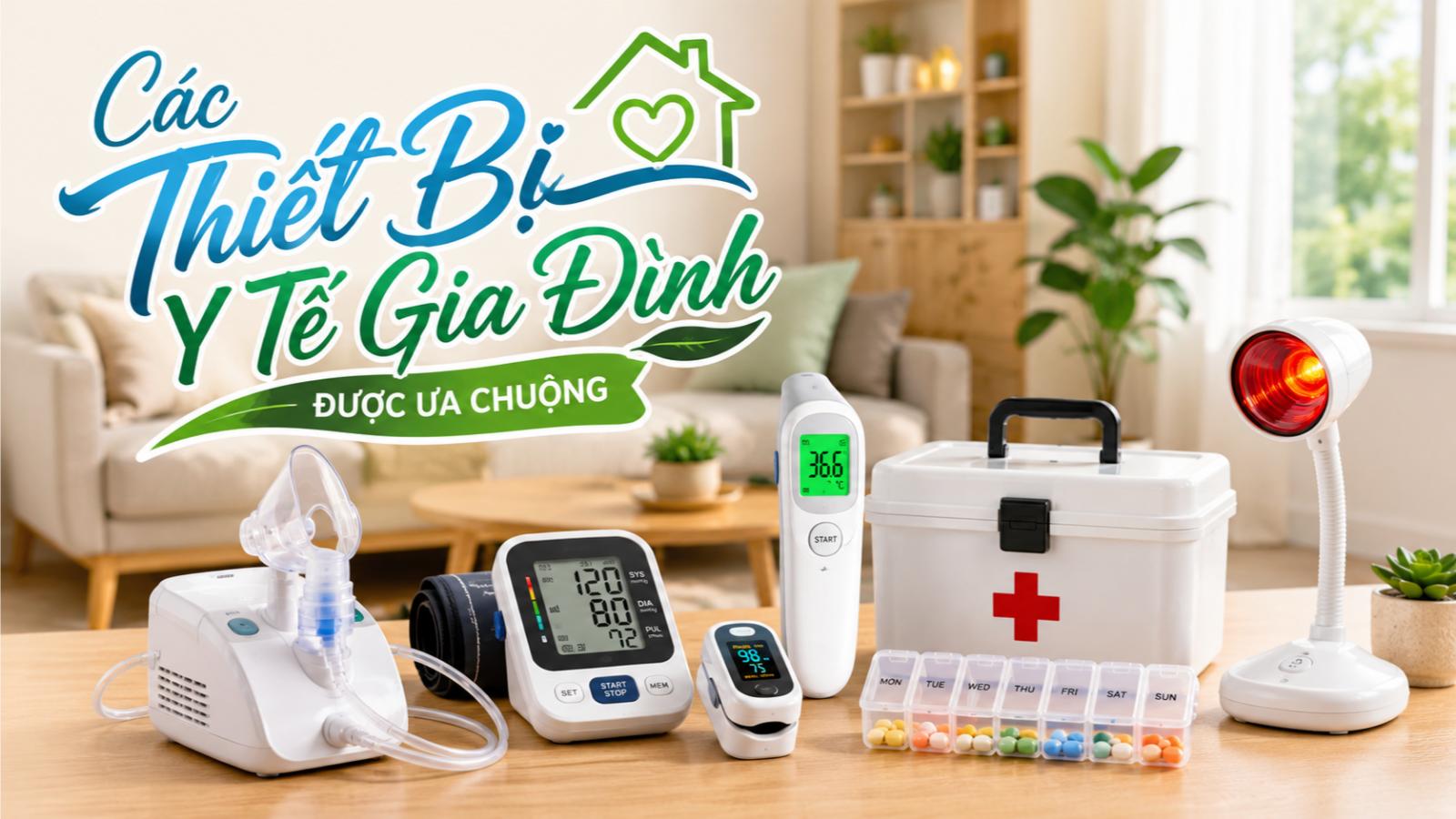Các thiết bị y tế gia đình được ưa chuộng