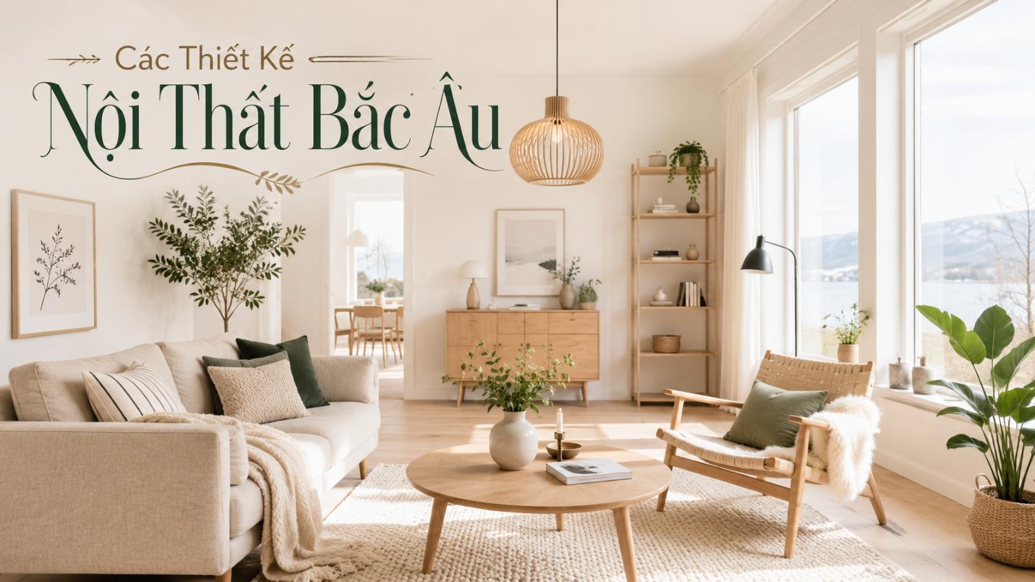 Các thiết kế nội thất Bắc Âu