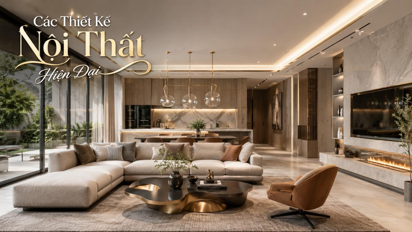 Các thiết kế nội thất hiện đại