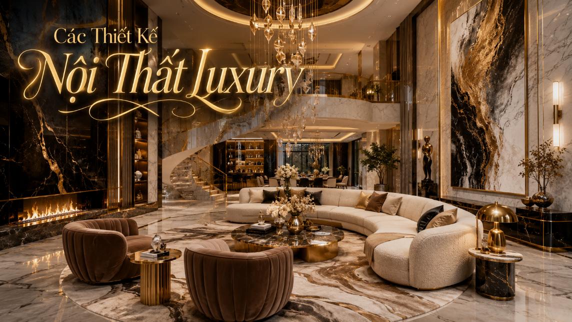 Các thiết kế nội thất Luxury