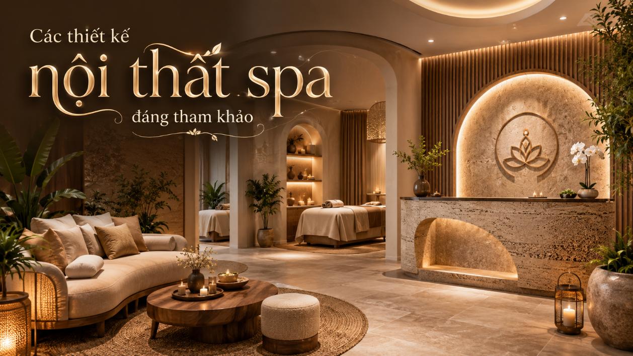 Các thiết kế nội thất spa đáng tham khảo