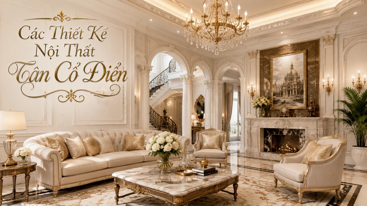 Các thiết kế nội thất tân cổ điển