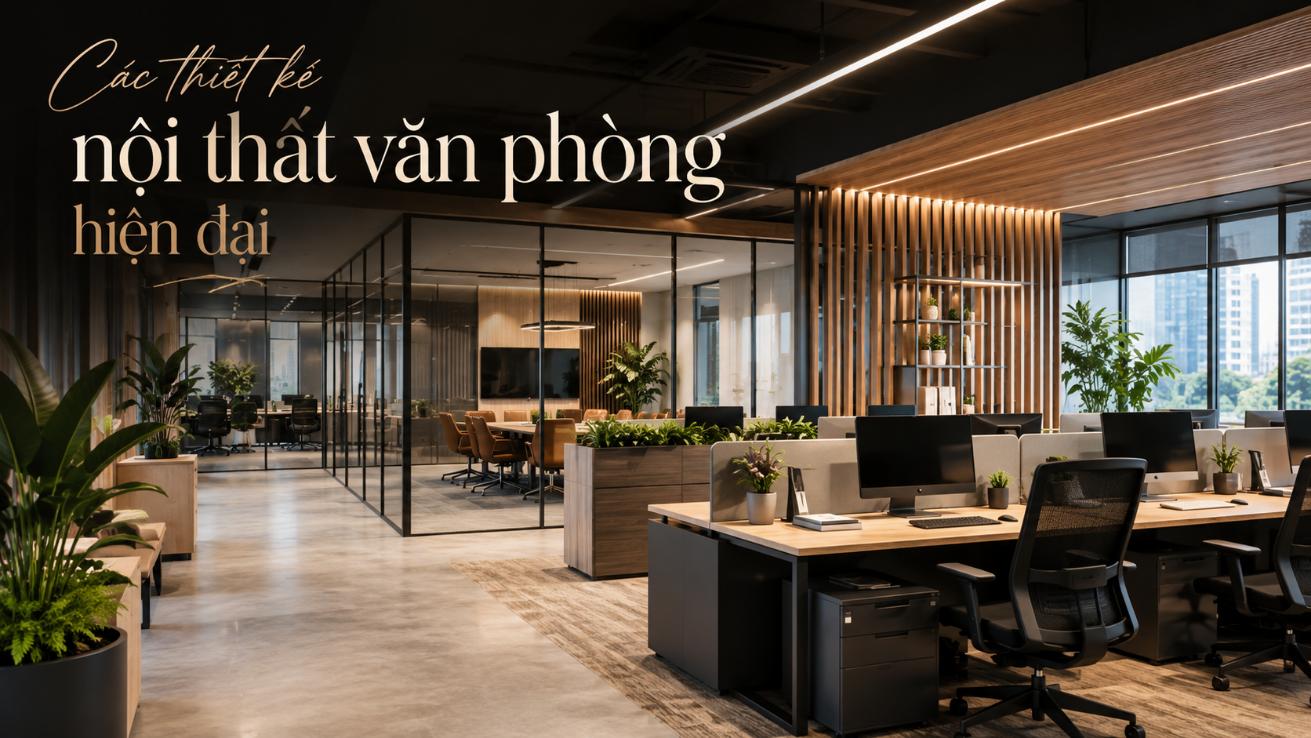 Các thiết kế nội thất văn phòng hiện đại