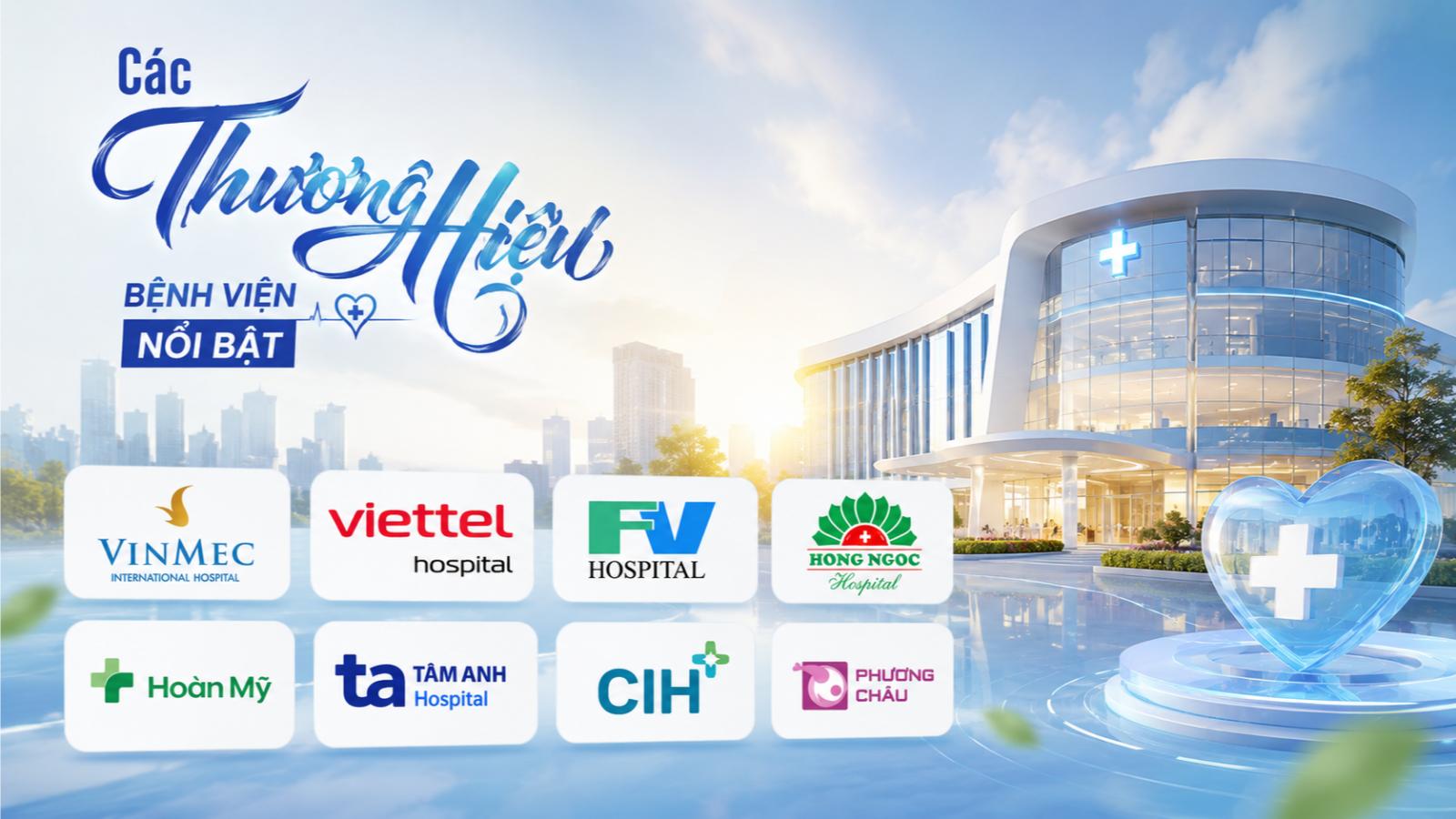 Các thương hiệu bệnh viện nổi bật