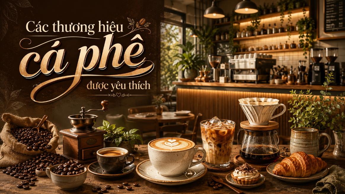 Các thương hiệu cà phê được yêu thích