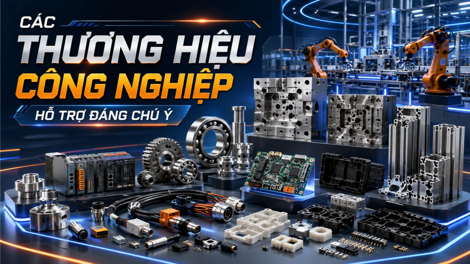 Các thương hiệu công nghiệp hỗ trợ đáng chú ý