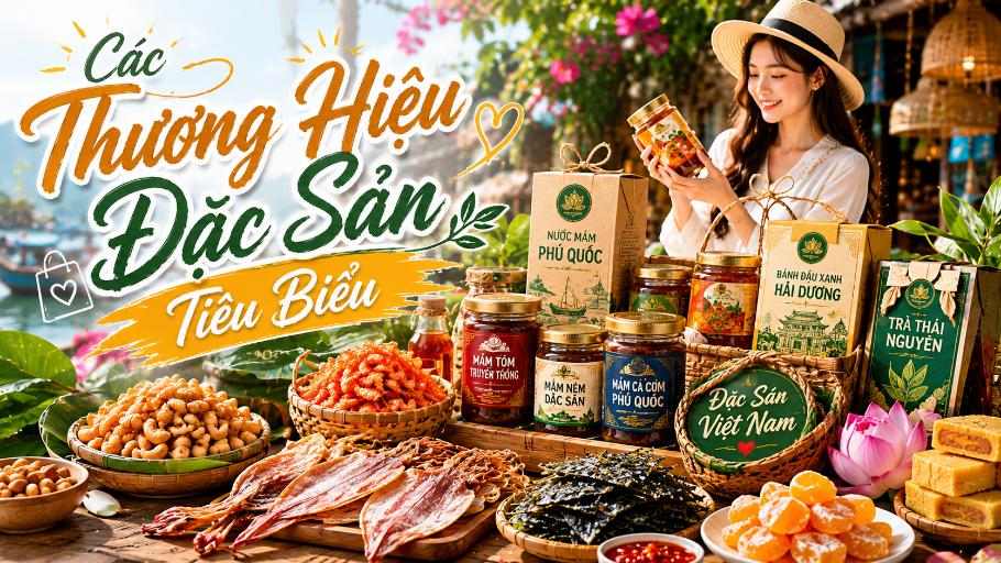 Các thương hiệu đặc sản tiêu biểu
