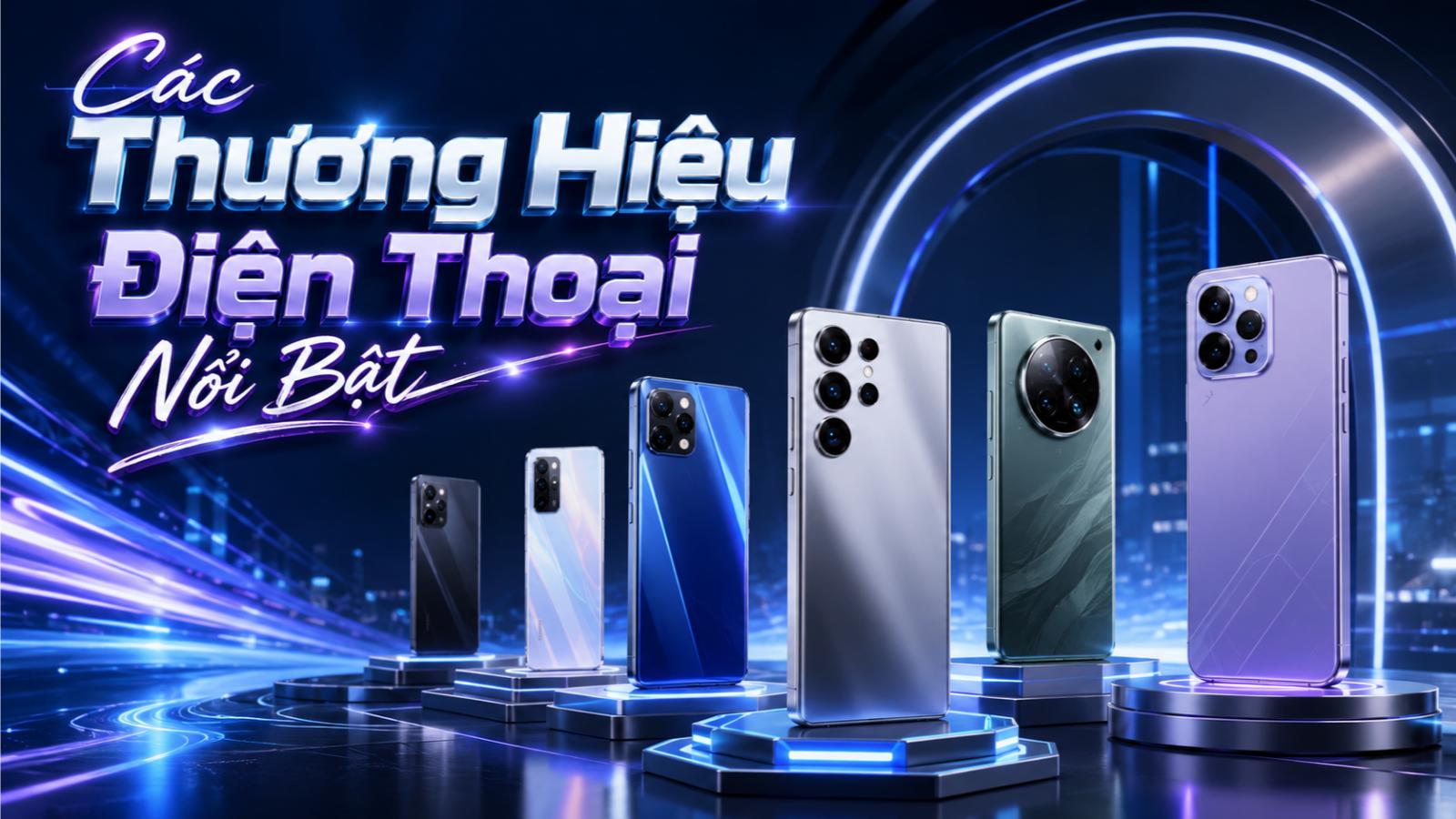 Các thương hiệu điện thoại nổi bật