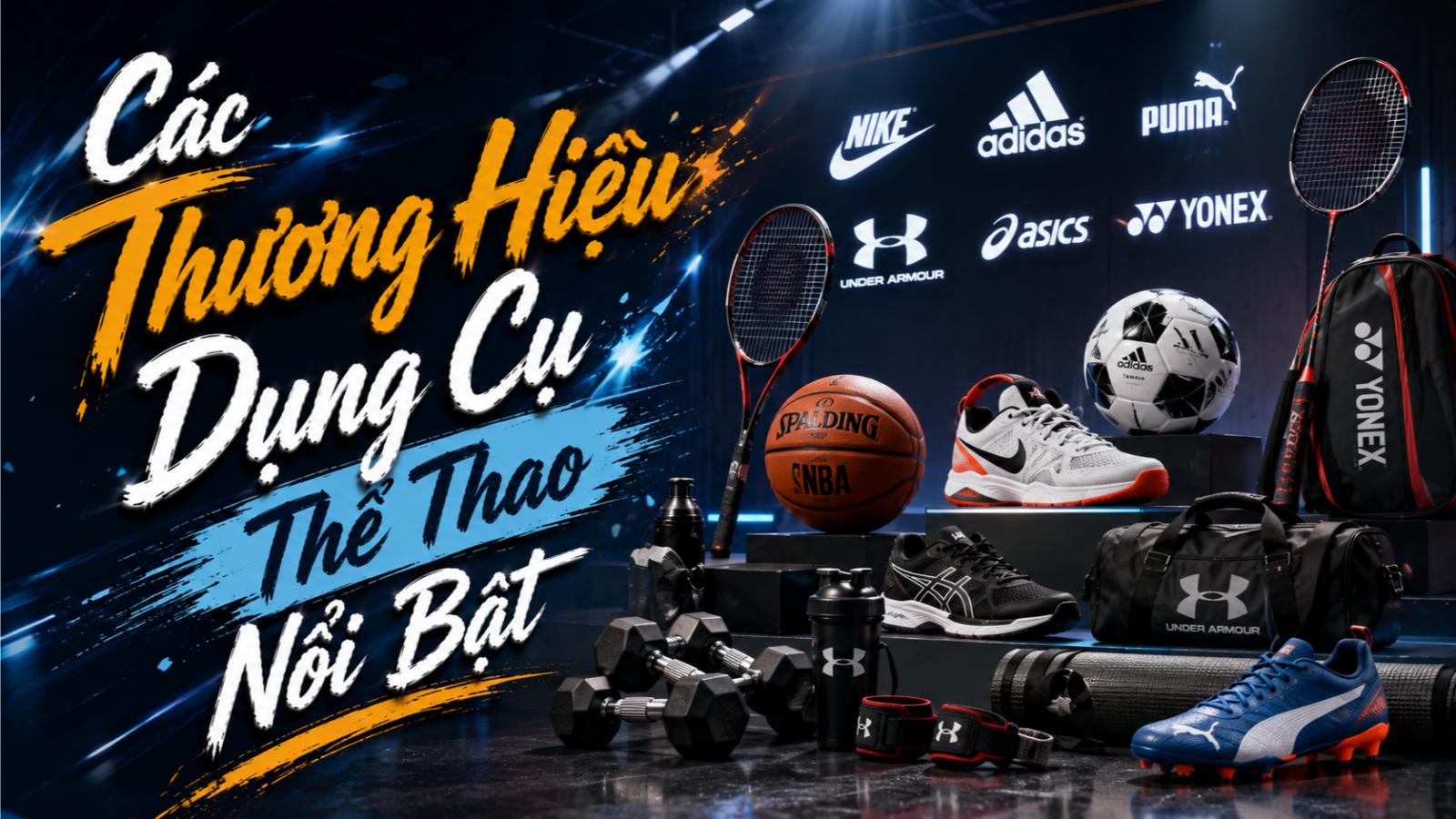 Các thương hiệu dụng cụ thể thao nổi bật