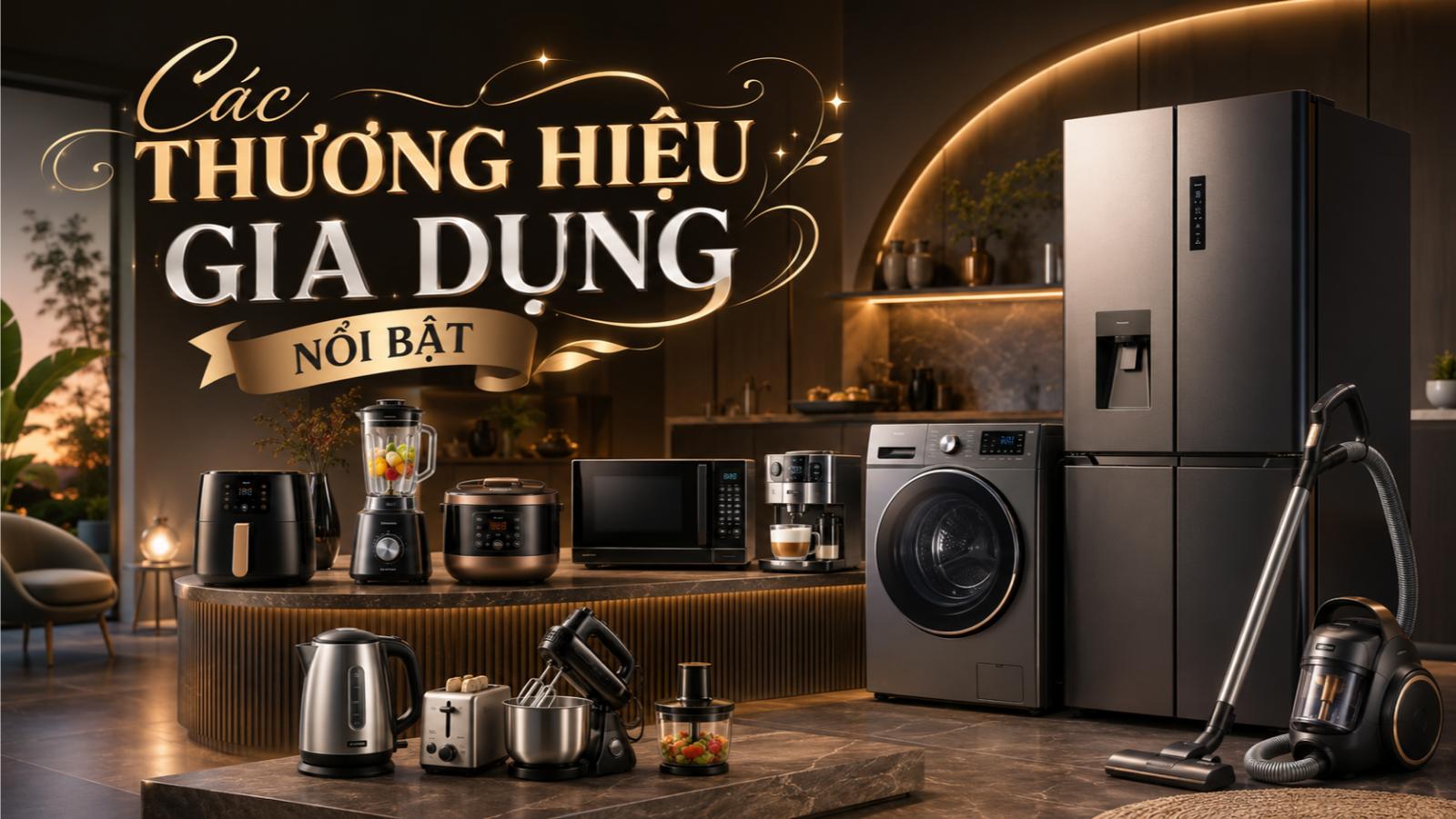 Các thương hiệu gia dụng nổi bật