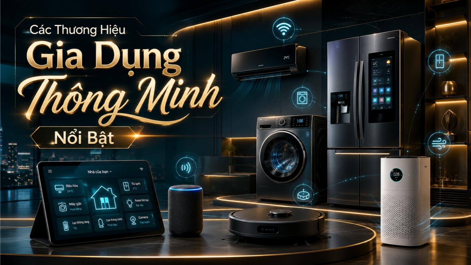 Các thương hiệu gia dụng thông minh nổi bật