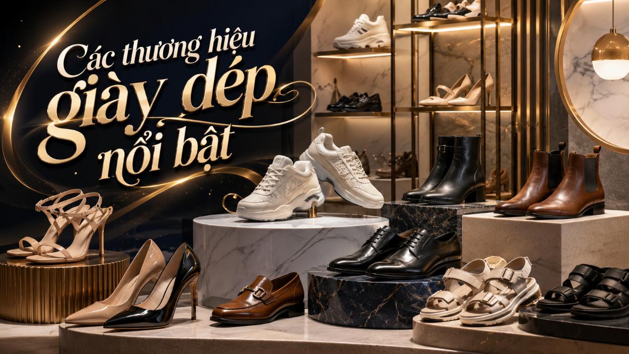 Các thương hiệu giày dép nổi bật