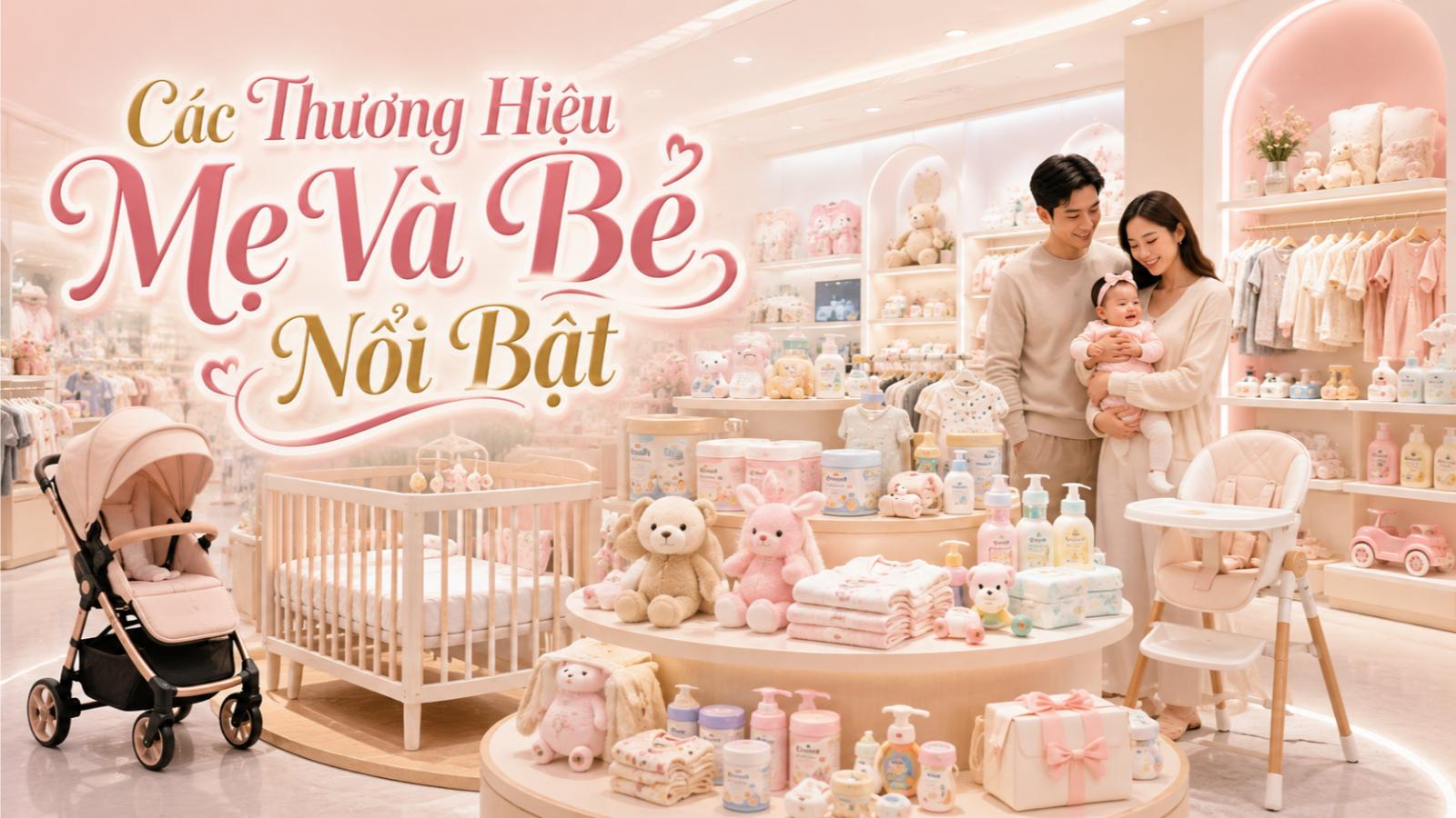 Các thương hiệu mẹ và bé nổi bật