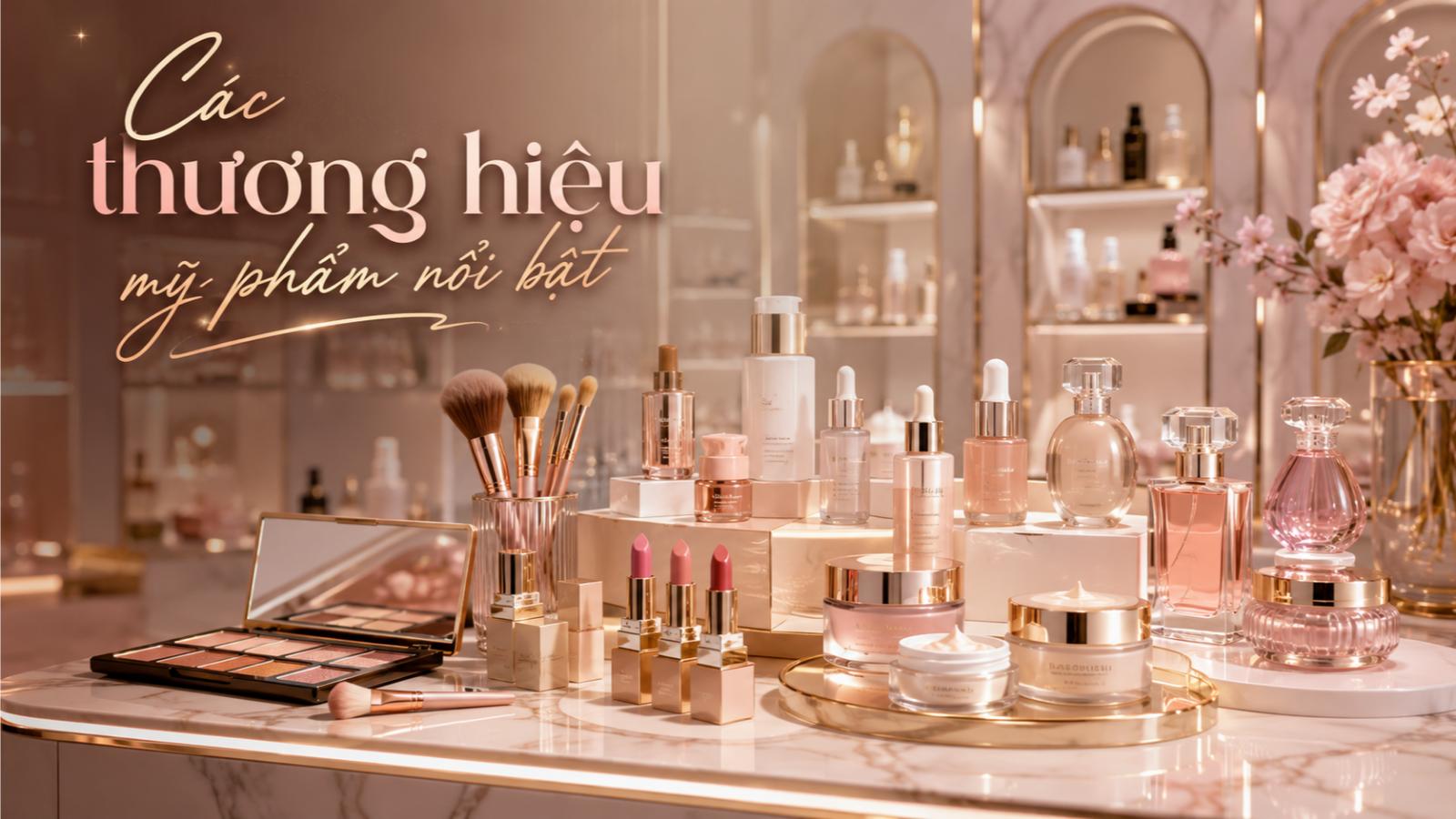 Các thương hiệu mỹ phẩm nổi bật