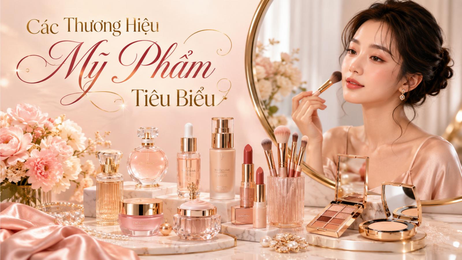 Các thương hiệu mỹ phẩm tiêu biểu