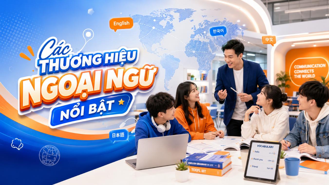 Các thương hiệu ngoại ngữ nổi bật