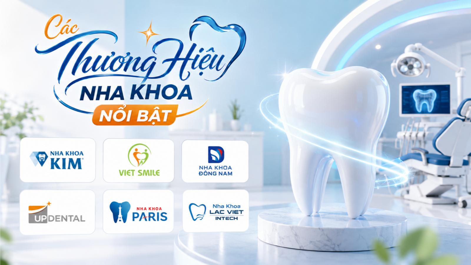 các thương hiệu nha khoa nổi bật