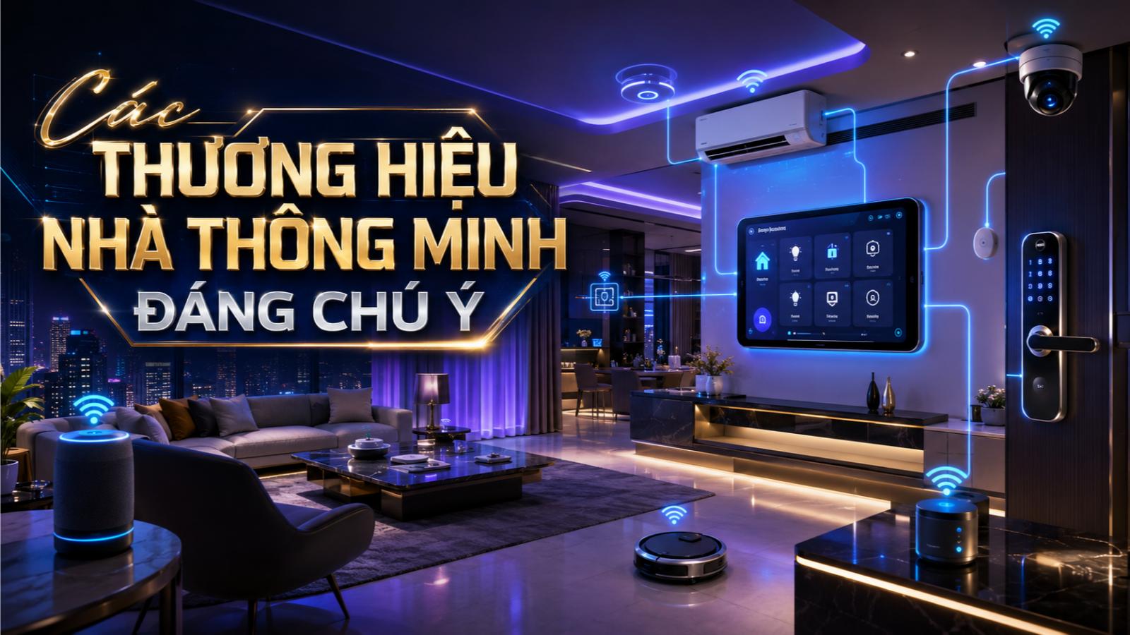 Các thương hiệu nhà thông minh đáng chú ý