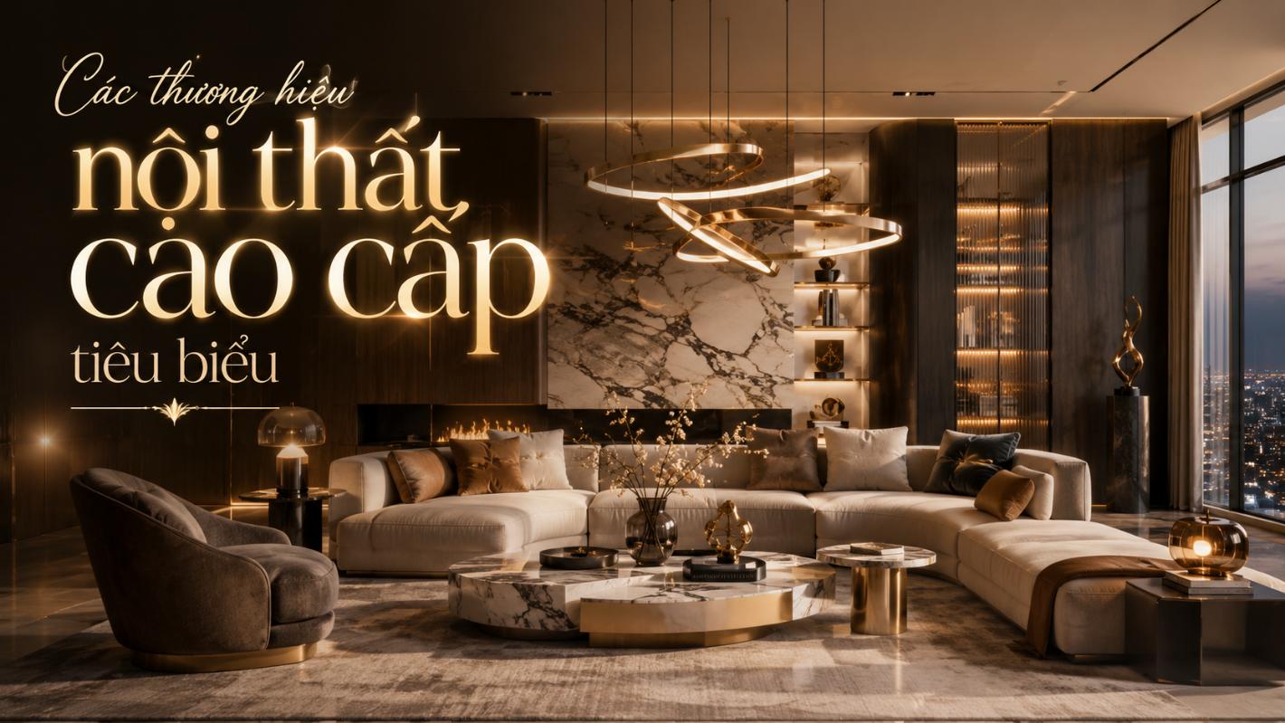 Các thương hiệu nội thất cao cấp tiêu biểu