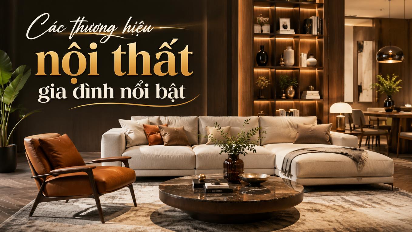 Các thương hiệu nội thất gia đình nổi bật