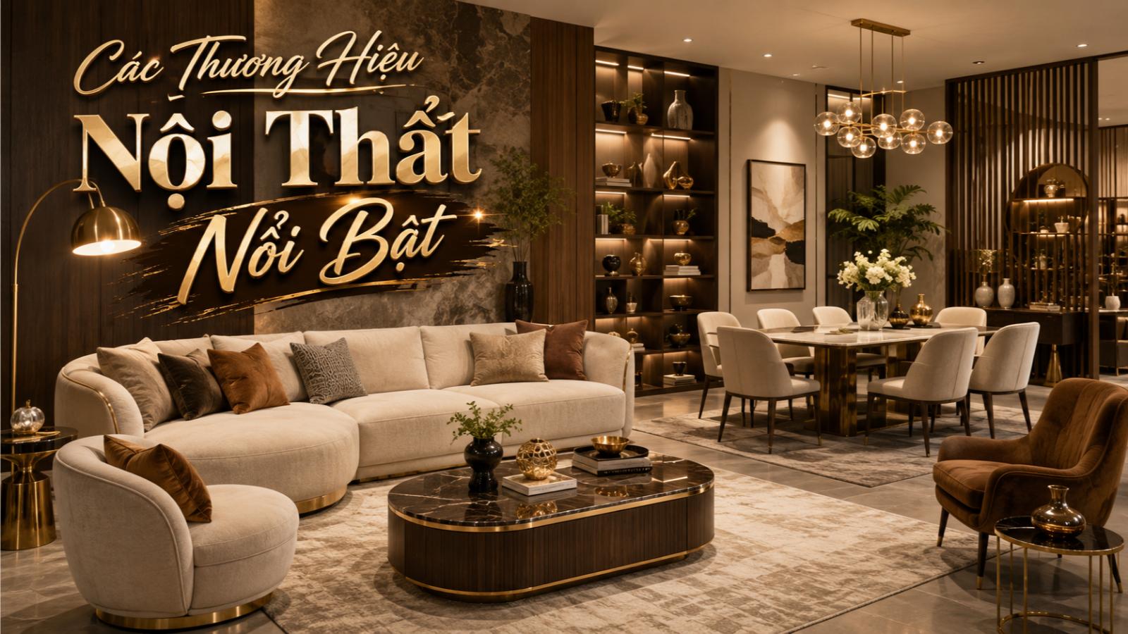 Các thương hiệu nội thất nổi bật
