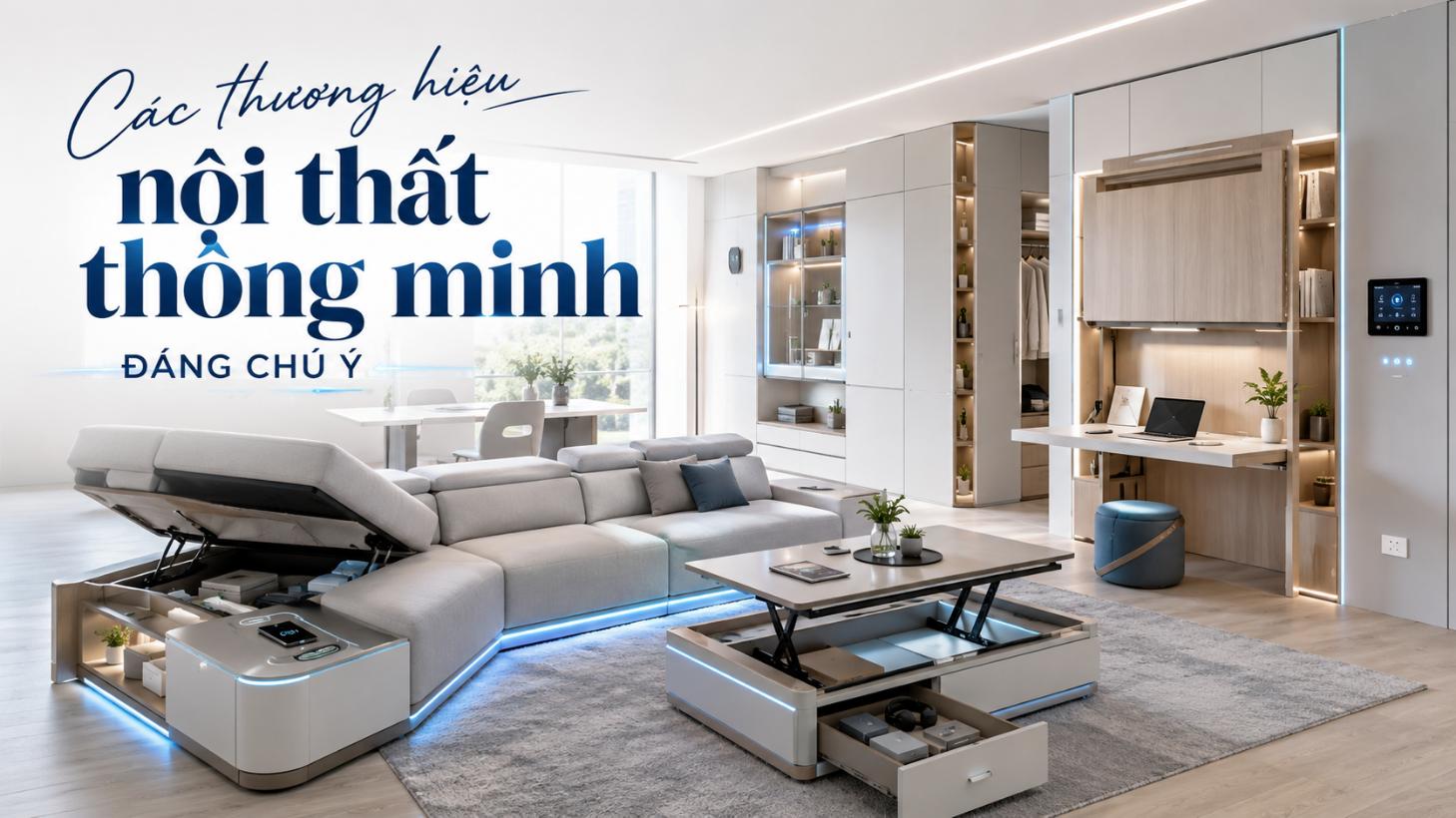 Các thương hiệu nội thất thông minh đáng chú ý