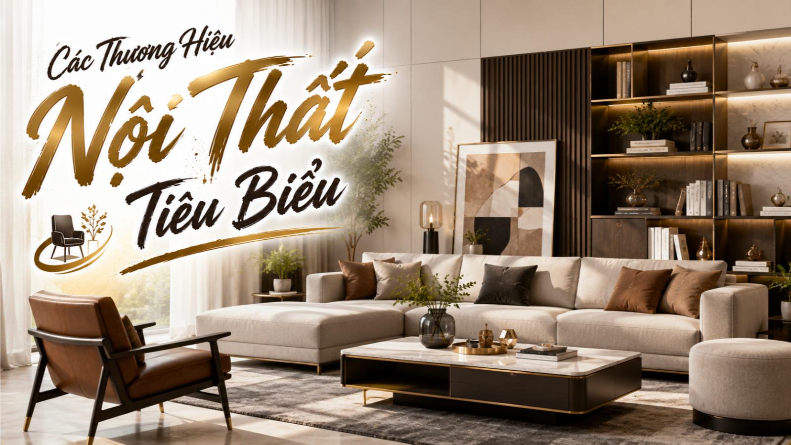 Các thương hiệu nội thất tiêu biểu