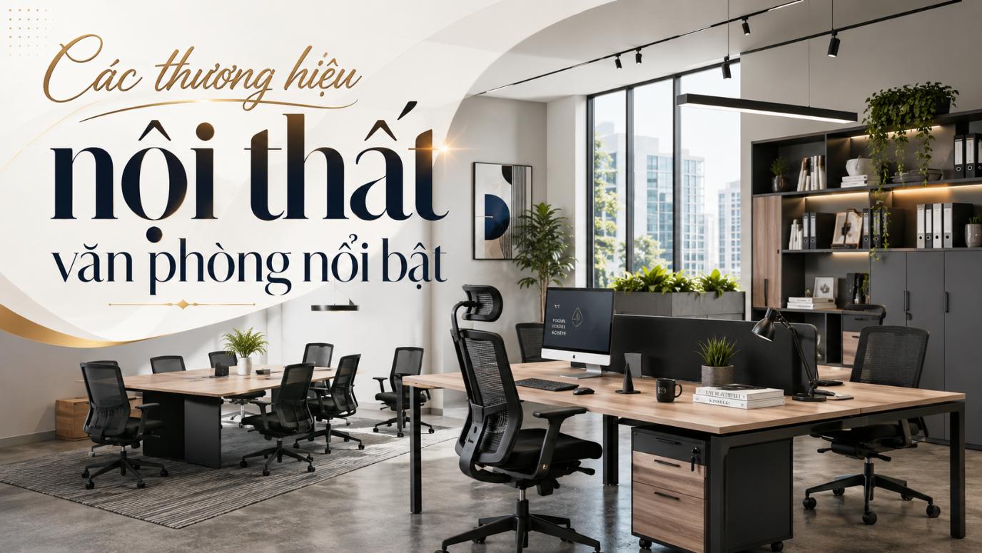Các thương hiệu nội thất văn phòng nổi bật