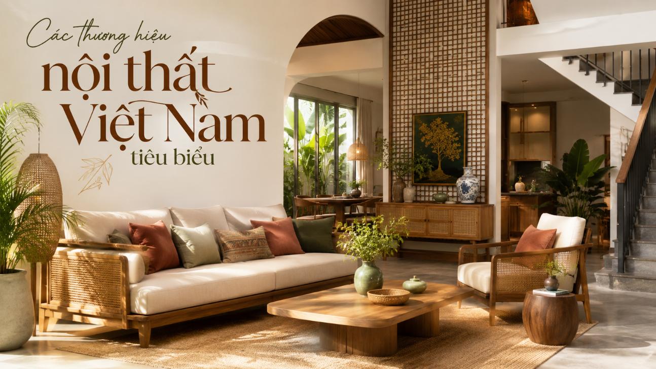 Các thương hiệu nội thất Việt Nam tiêu biểu