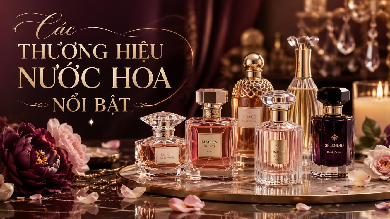 Các thương hiệu nước hoa nổi bật