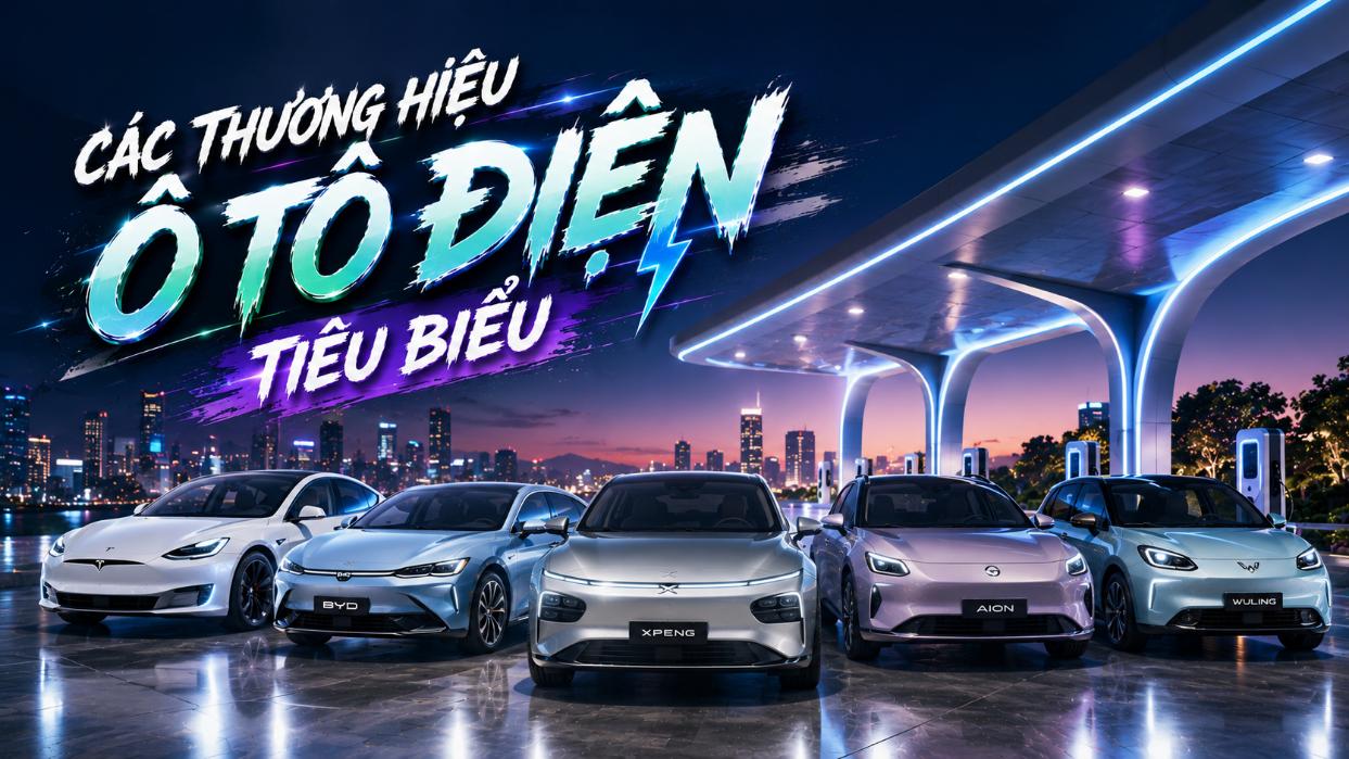 Các Thương Hiệu Ô Tô Điện Tiêu Biểu