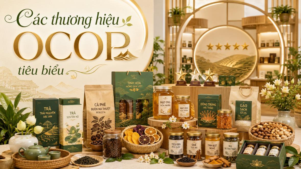 Các thương hiệu OCOP tiêu biểu