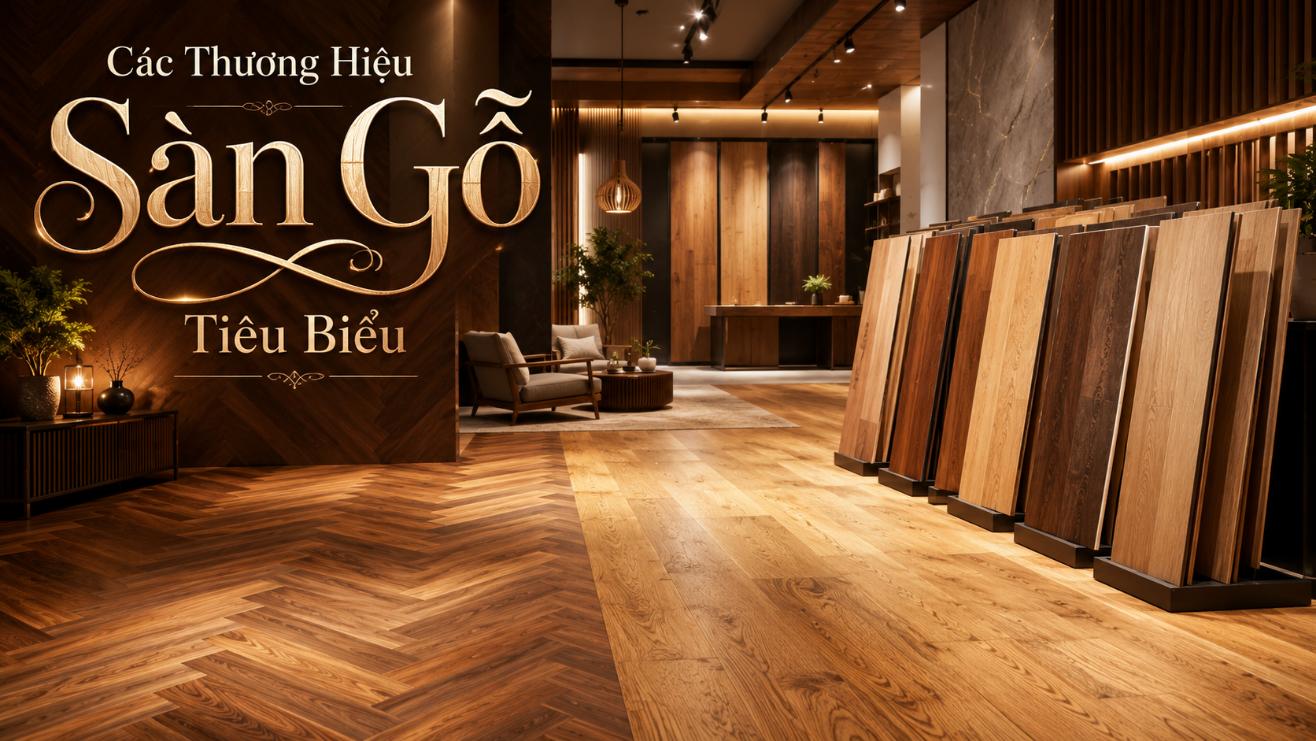 Các thương hiệu sàn gỗ tiêu biểu