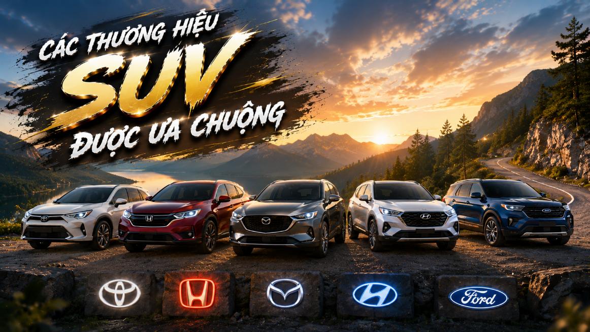 Các Thương Hiệu SUV Được Ưa Chuộng