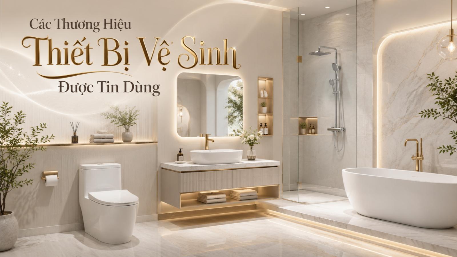 Các thương hiệu thiết bị vệ sinh được tin dùng