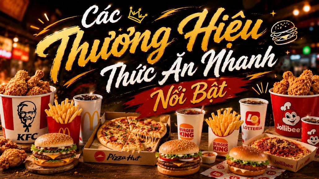 Các Thương Hiệu Thức Ăn Nhanh Nổi Bật