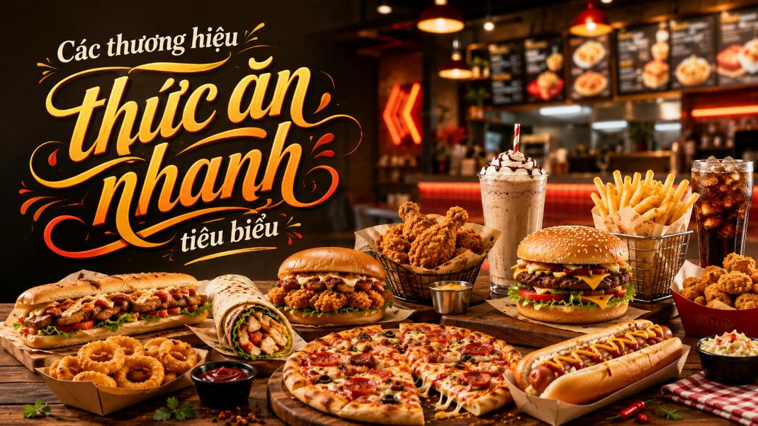 Các thương hiệu thức ăn nhanh tiêu biểu