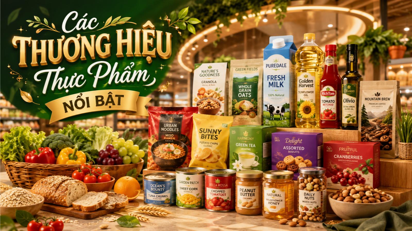 Các thương hiệu thực phẩm nổi bật