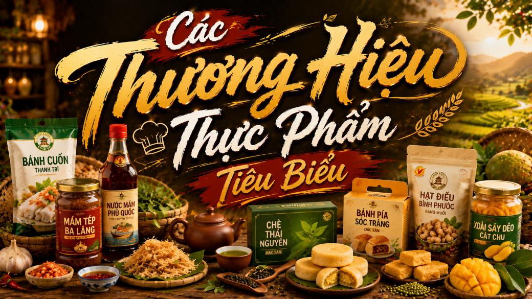 Các Thương Hiệu Thực Phẩm Tiêu Biểu