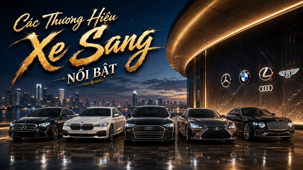 Các thương hiệu xe sang nổi bật