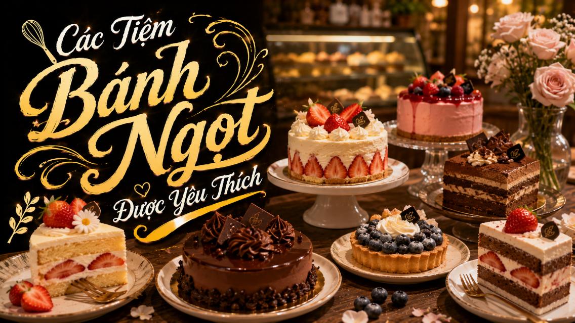 Các Tiệm Bánh Ngọt Được Yêu Thích