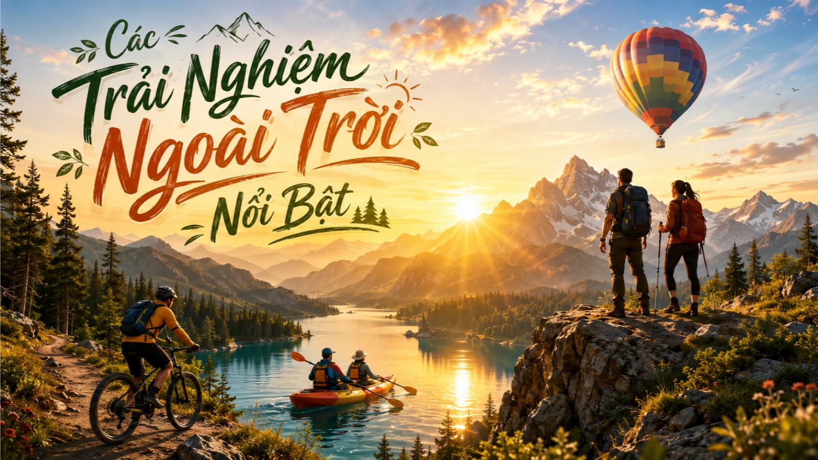 Các trải nghiệm ngoài trời nổi bật