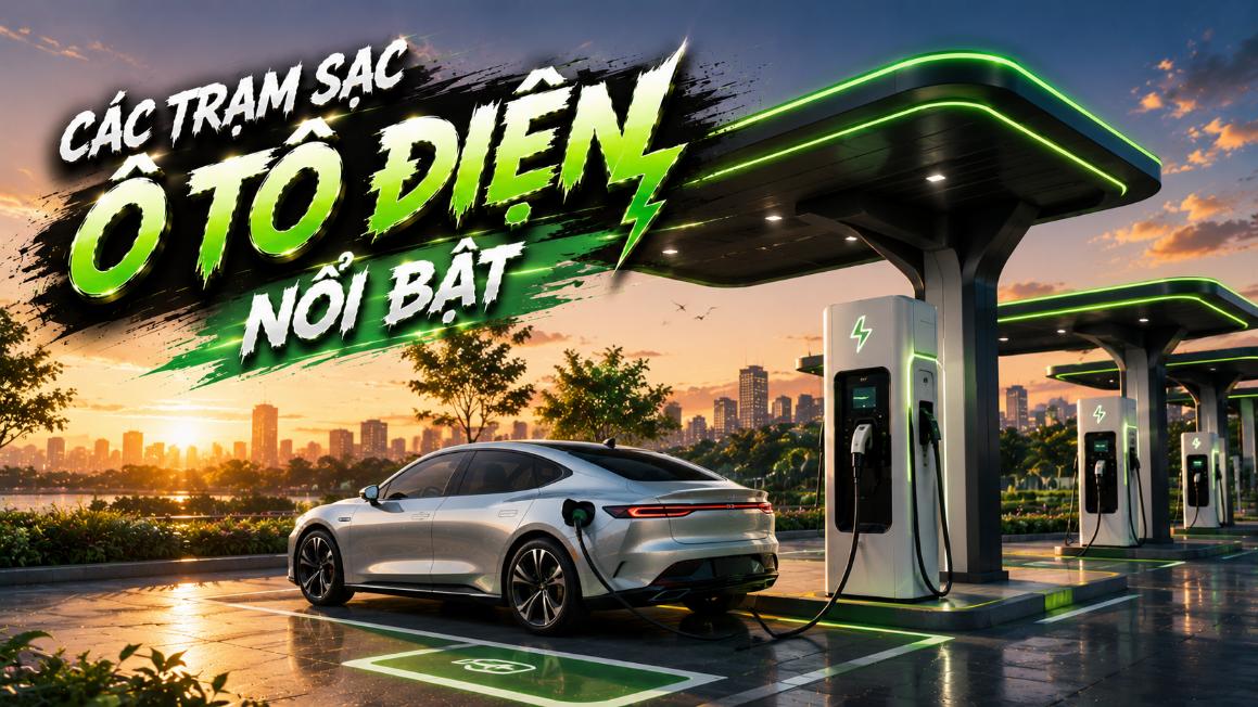 Các Trạm Sạc Ô Tô Điện Nổi Bật