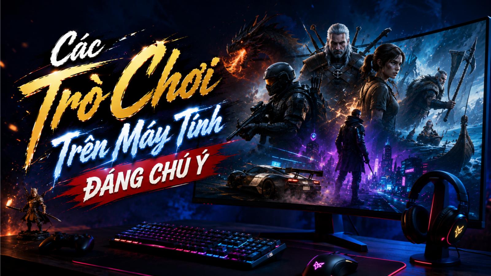 Các trò chơi trên máy tính đáng chú ý
